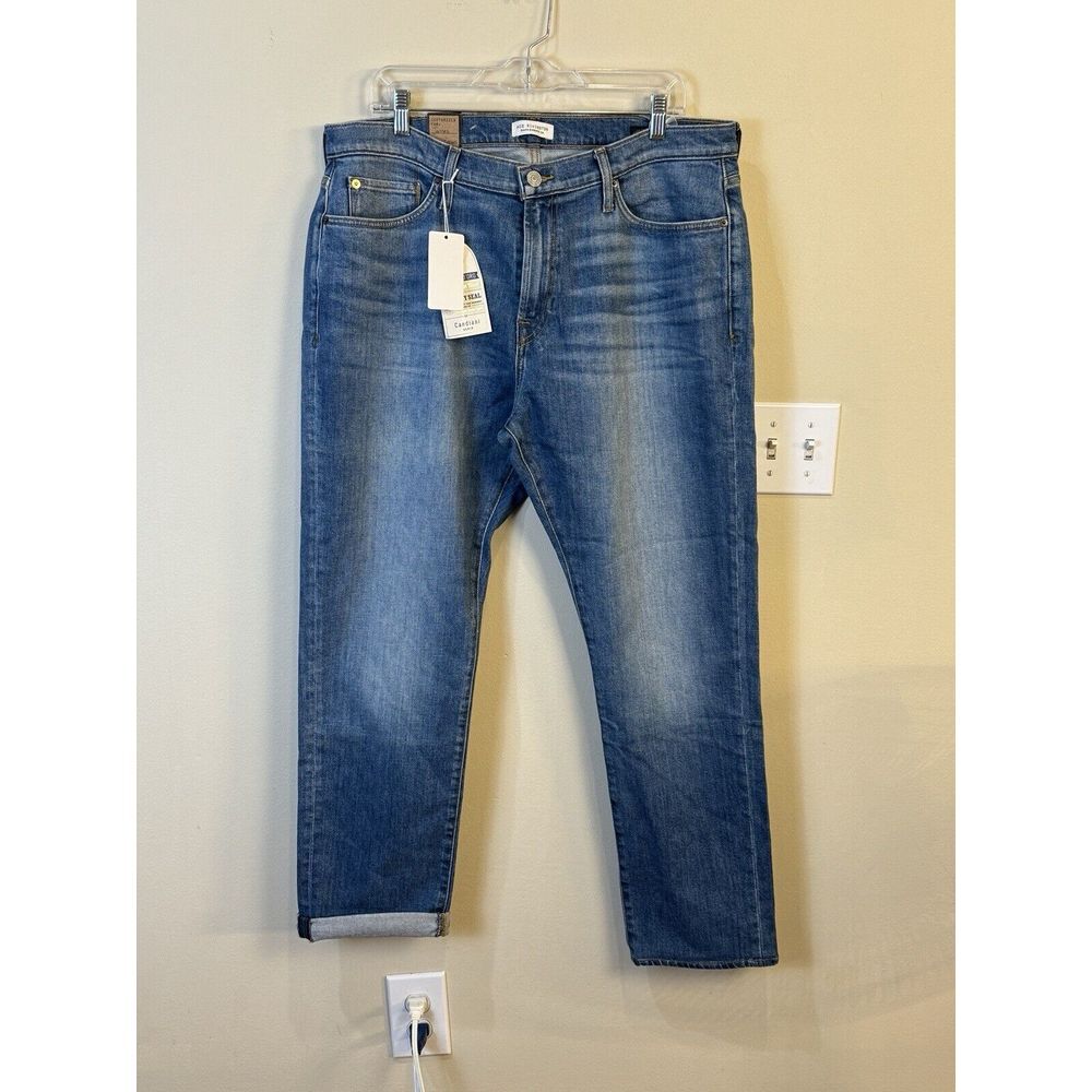 Ace Rivington Size 37 x 30 Athletic Taper Jeans Candiani Italian Selvedge Denim